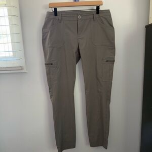 Kuhl 14 Grey Straight Slim Pants Mid Rise Hike Travel Outdoor Granola Gorpcore